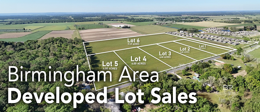 Birmingham Area Developed Lot Sales