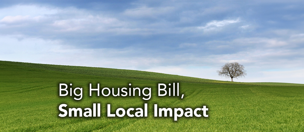 Big Housing Bill, Small Local Impact